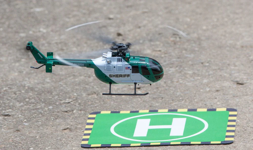 Hero-Copter, 4-Blade RTF Helicopter; Sheriff Landing