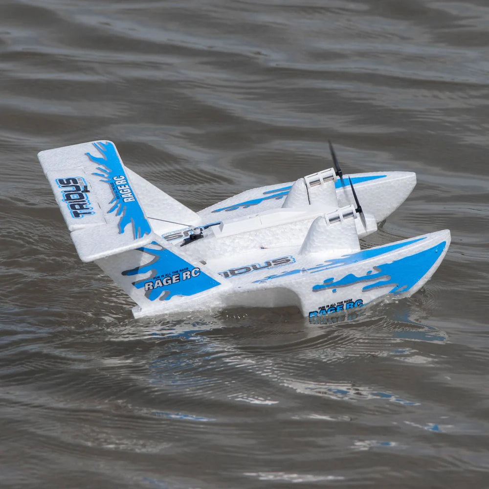 Tribus 250 Electric Powered RTF Amphibious Aircraft (Blue) Water Taxi