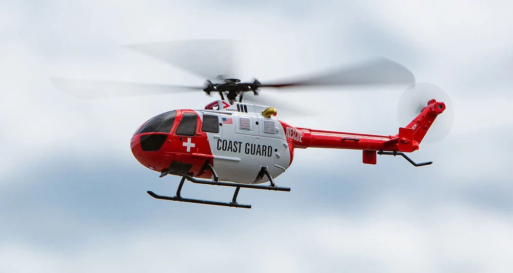 Hero-Copter, 4-Blade RTF Helicopter; Coast Guard in Flight