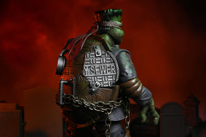 Ultimate TMNT Raphael Frankenstein’s Monster (Color) 7” Scale Action Figure Right Rear View