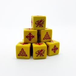 SAGA Age of Vikings Celtic – Welsh Dice Set