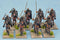 SAGA Age Of Crusades, Milites Christi Mounted Sergeants (Warriors), 28 mm Scale Metallic Figures