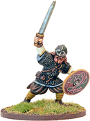 SAGA Age of Vikings, Viking Warlord B, 28 mm Scale Metal Figures