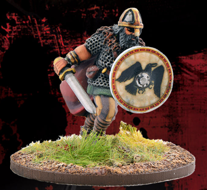 SAGA Age of Vikings, Viking Warlord D, 28 mm Scale Metal Figures