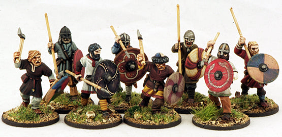 SAGA Age of Vikings, Viking Bondi (Warriors) (1 Point), 28 mm Scale Metal Figures