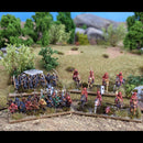 Samurai 10mm Scale Model Plastic Figures Painted Examples