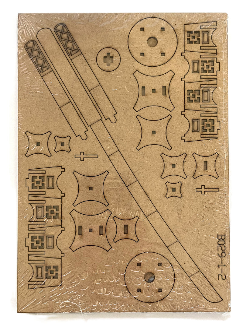 Sarissa Precision Test of Honour Lantern & Ruler Set 28mm scale game accessories packaging 