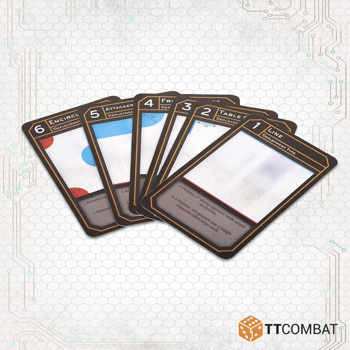 Dropfleet Commander Scenario Cards Front View