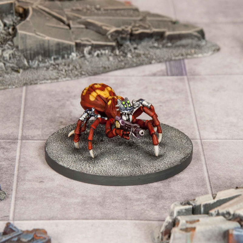 Giant Spiders, 28 mm Scale Model Plastic Figures Space Spider Close Up