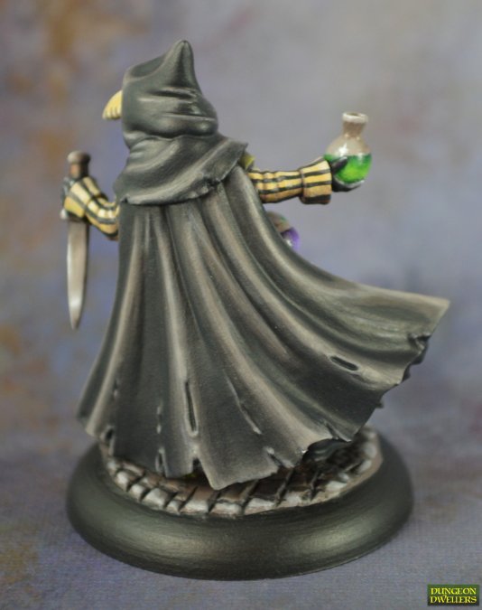 Sister Hazel Plague Doctor 28 mm Scale Plastic Figure - Dungeon Dwellers Collection Back View