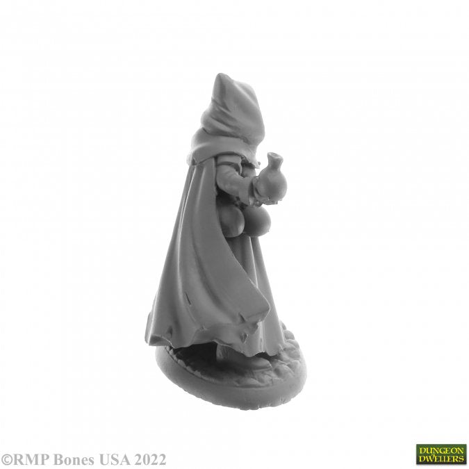 Reaper Miniatures Sister Hazel Plague Doctor 28mm unpainted plastic figure back side view
