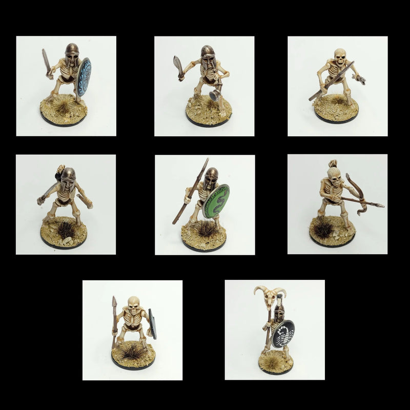 Skeleton Cavalry and Chariots, 28 mm Scale Model Plastic Figures Skeleton Close Ups