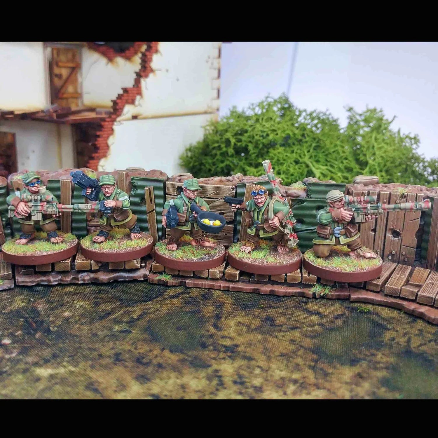 SneakFeet (Free Agents), 28 mm Scale Model Plastic Figures Painted Examples