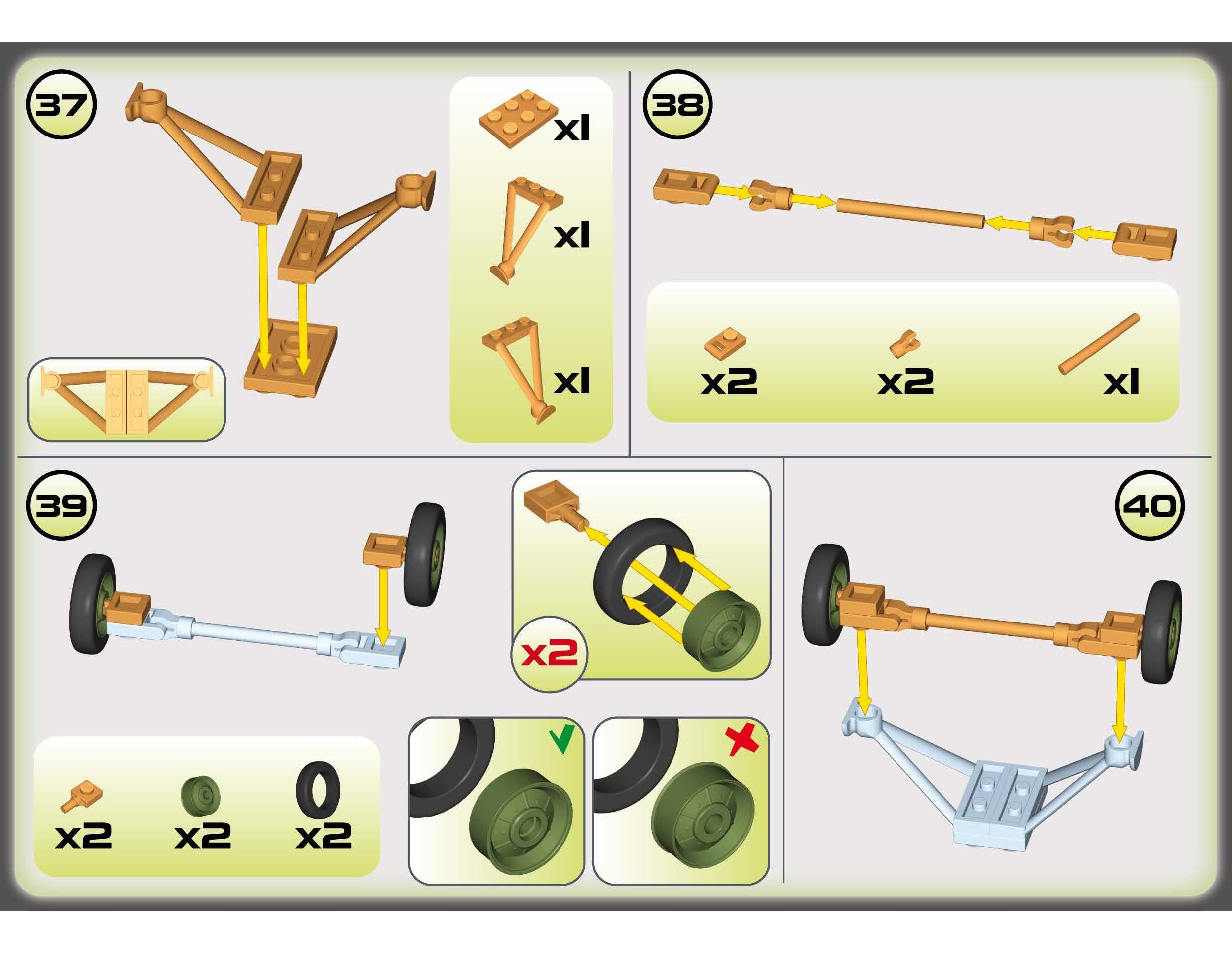 Sopwith F.1 Camel, 176 Piece 1:32 Scale Block Kit Instructions Page 22