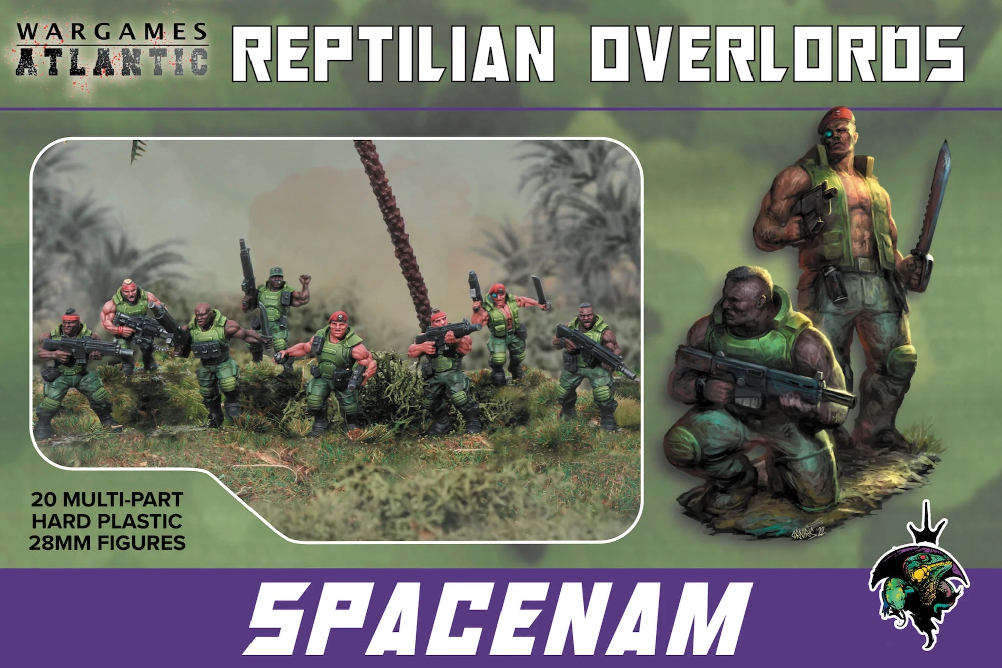 SpaceNam 28 mm Scale Model Plastic Figures