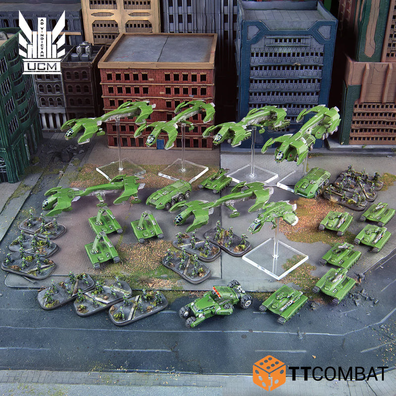Dropzone Commander UCM Starter Set At Play