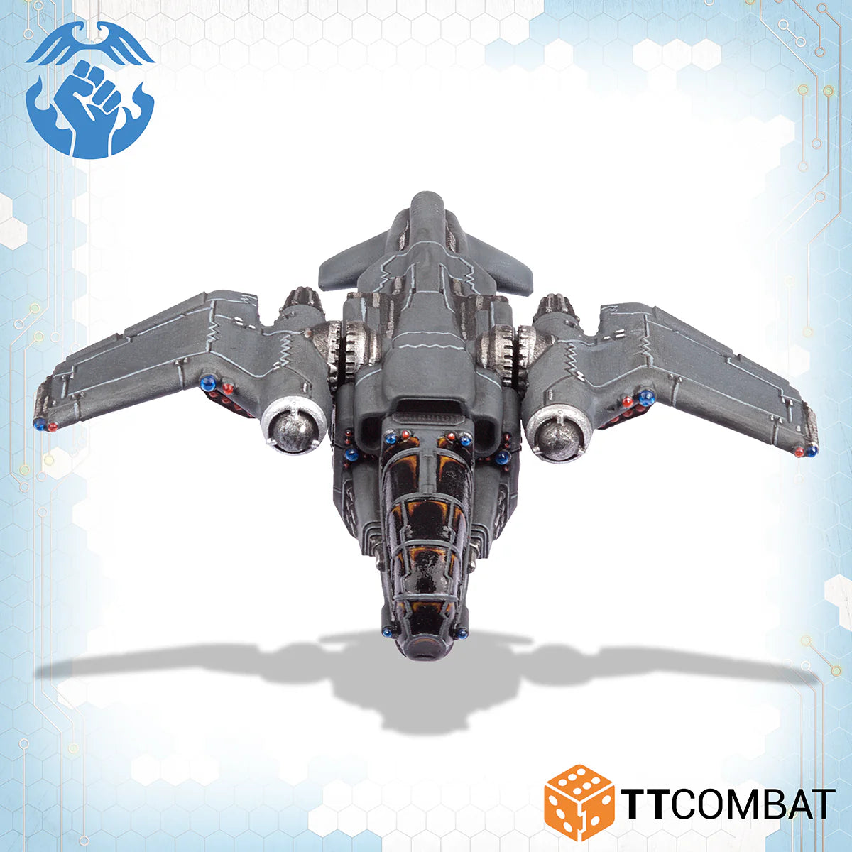 Dropzone Commander Resistance Swifthawk Tilt-Jets Front View