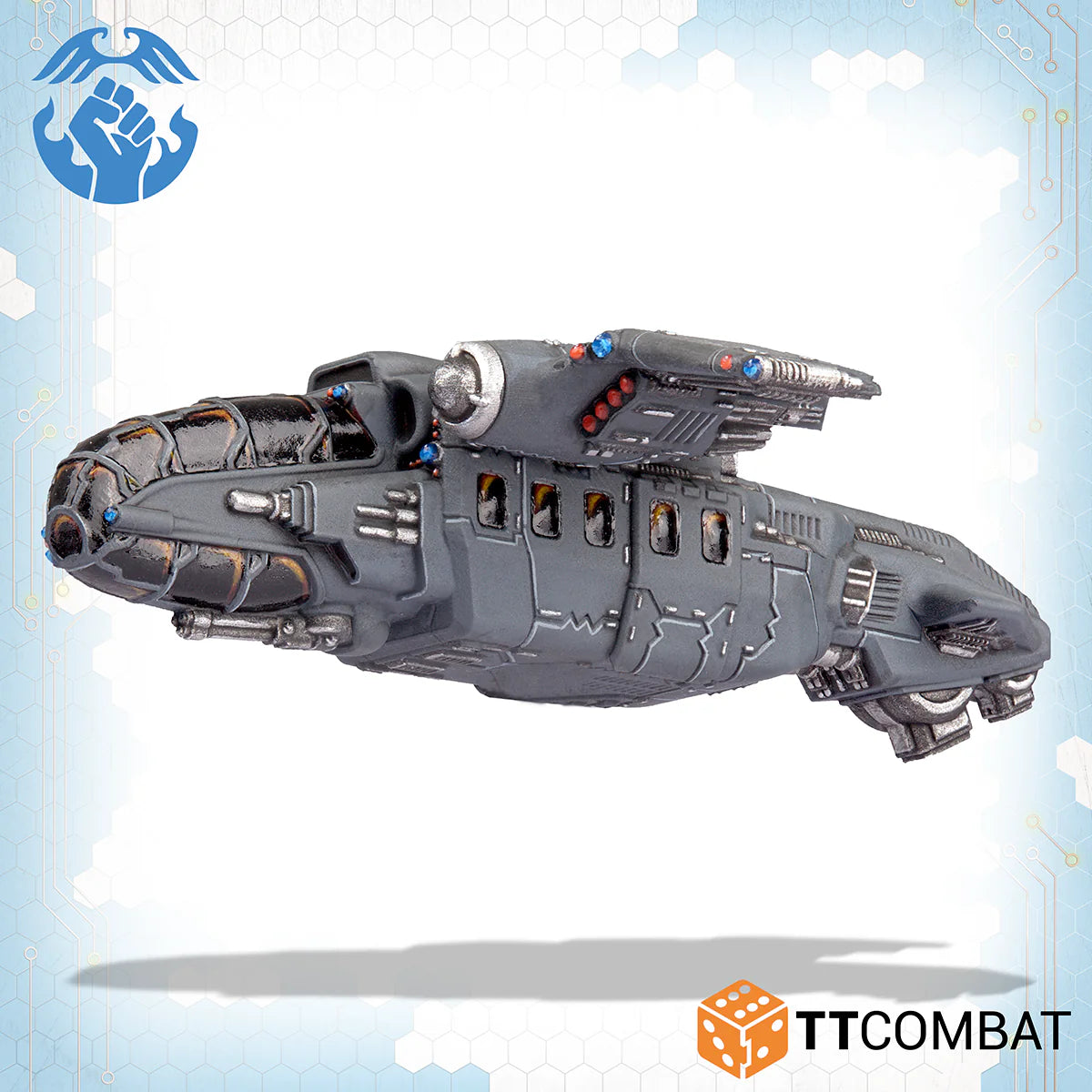 Dropzone Commander Resistance Swifthawk Tilt-Jets Under Wing View
