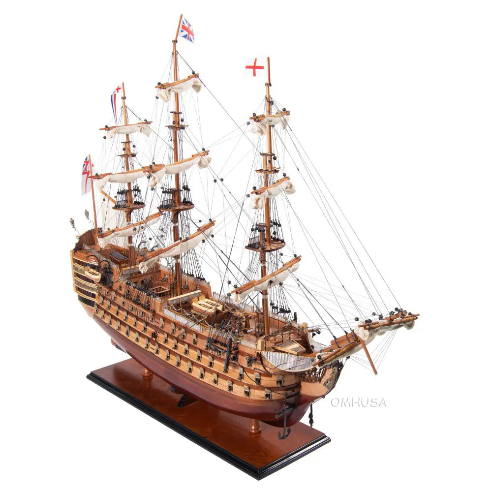 HMS Victory Exclusive Edition Wooden Scale Model Starboard Bow View