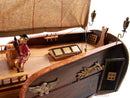Pirate Ship (Exclusive Edition) Wooden Scale Model Aft Main Deck Close Up