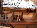 Pirate Ship (Exclusive Edition) Wooden Scale Model Main Deck Close Up