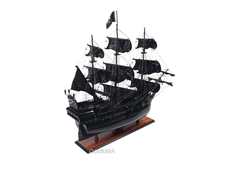 Black Pearl Pirate Ship (Exclusive Edition) Wooden Scale Model Right Rear View