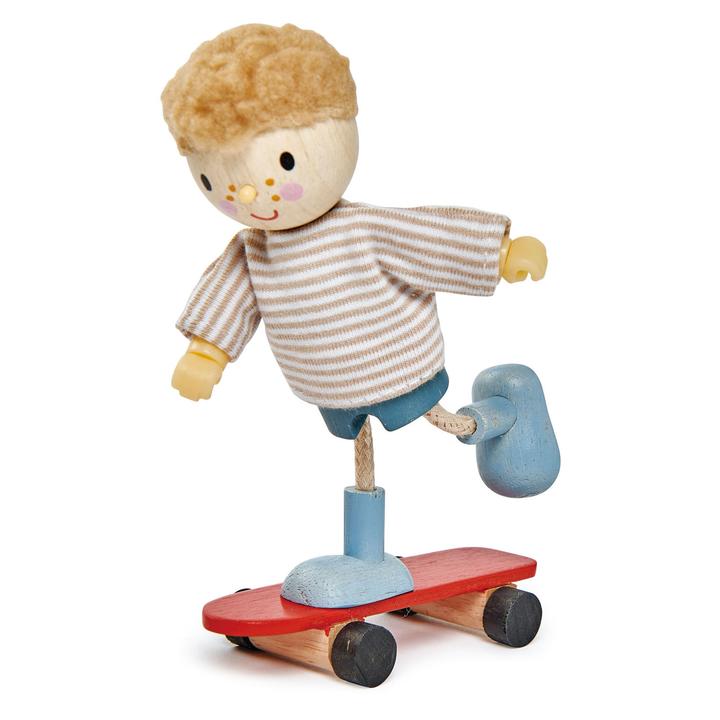 Edward and His Skateboard Wooden Figure Set