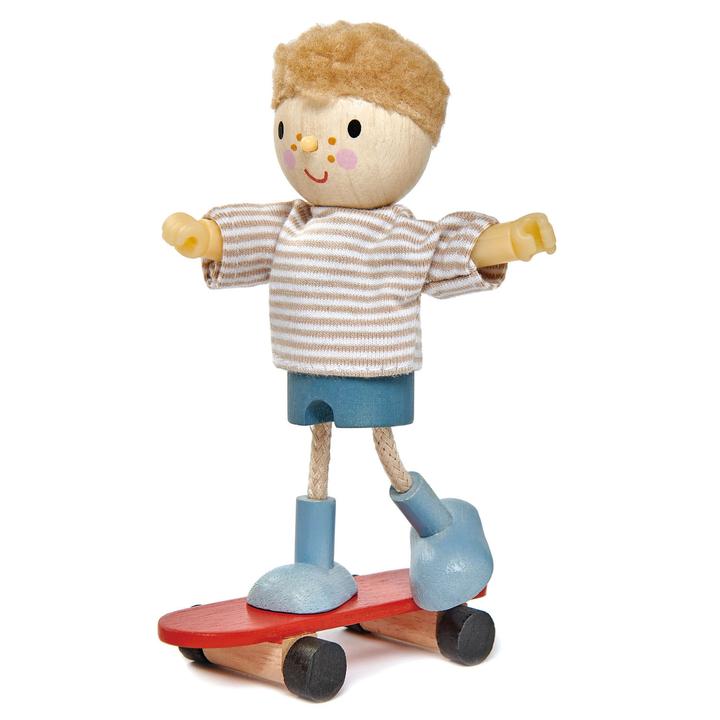 Edward and His Skateboard Wooden Figure Set