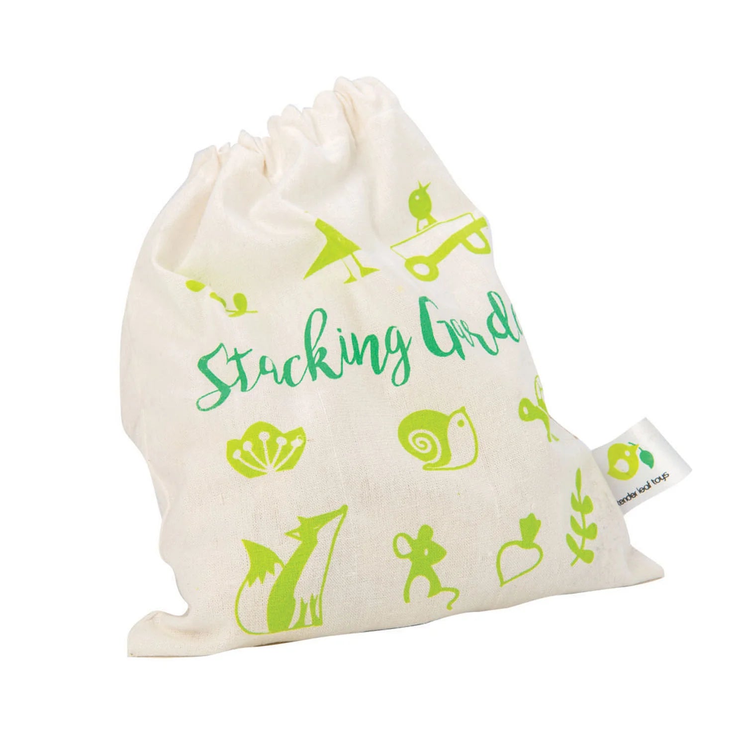 Stacking Garden Friends Drawstring Bag