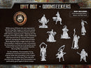 The Other Side Cult Of The Burning Man “Doomseekers”, 32 mm Scale Model Plastic Figures Back Of Box