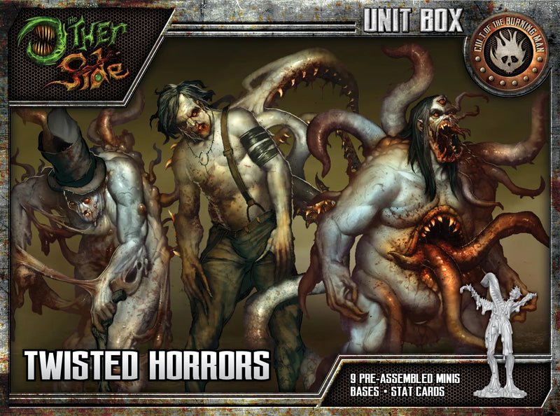 The Other Side Cult Of The Burning Man “Twisted Horrors”, 32 mm Scale Model Plastic Figures
