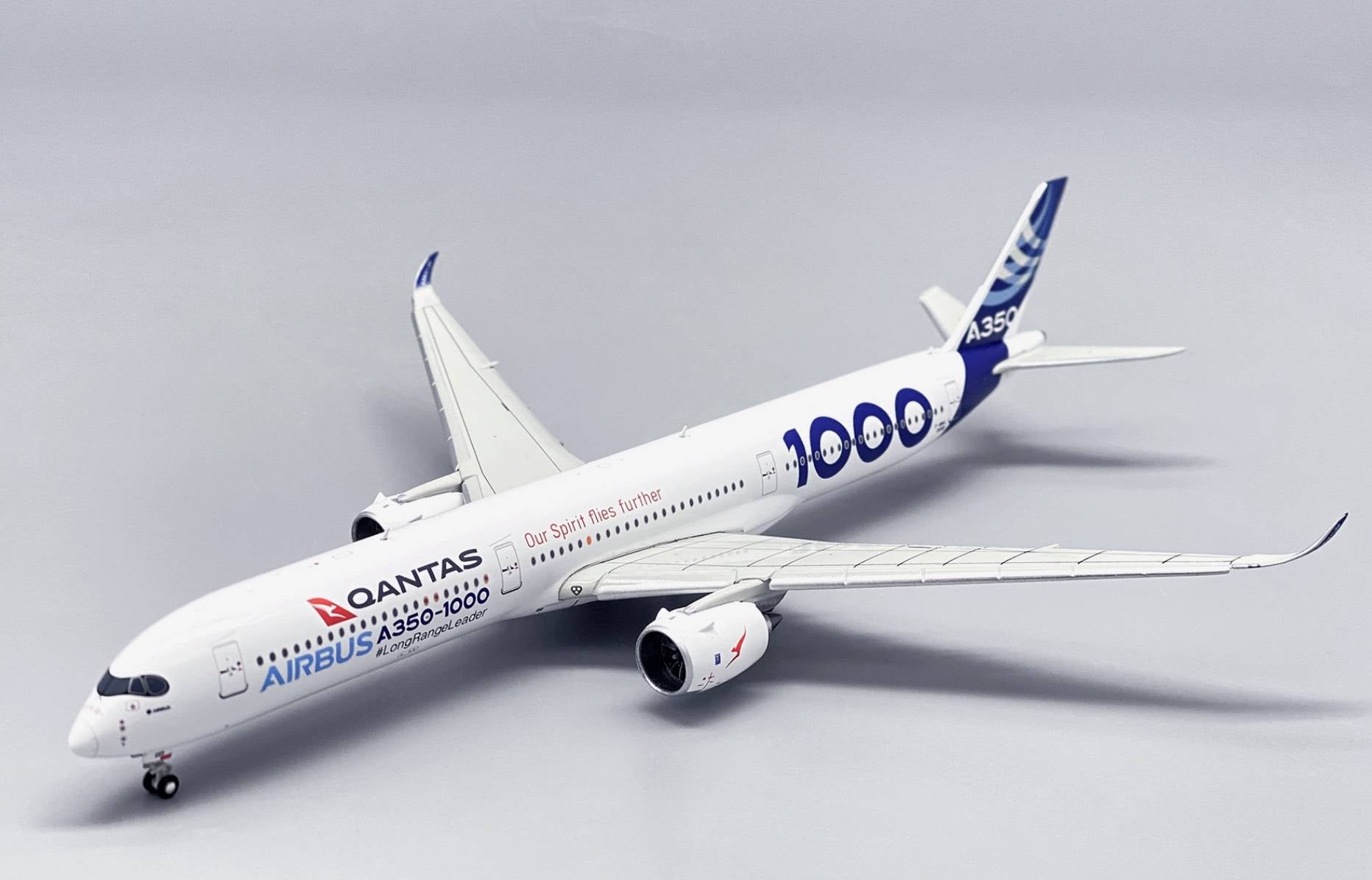 Airbus A350-1000 Airbus House / Qantas Livery (F-WMIL) Flaps Down, 1/400 Scale Diecast Model