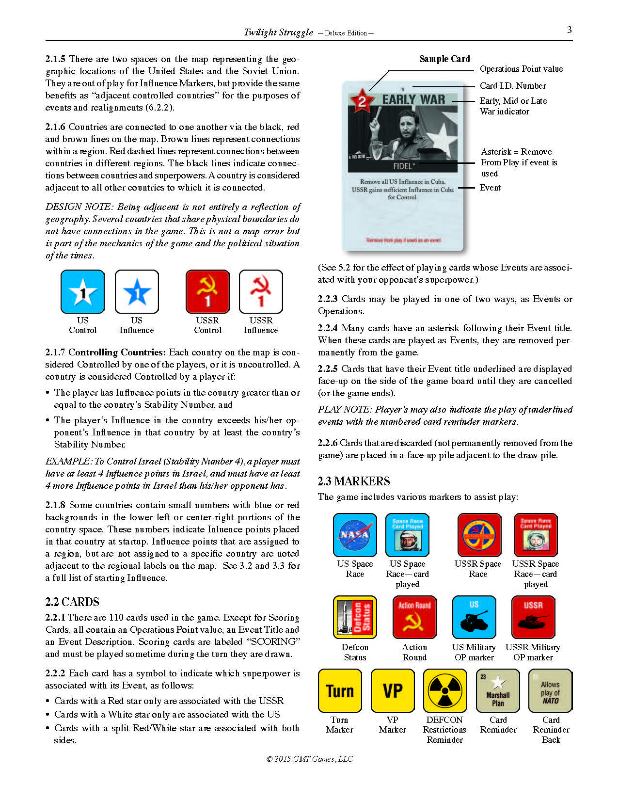 Twilight Struggle (Deluxe 8th Printing) Rule Book Page 3