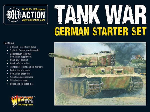 Bolt Action Tank War German Starter Set, 28 mm Scale Models