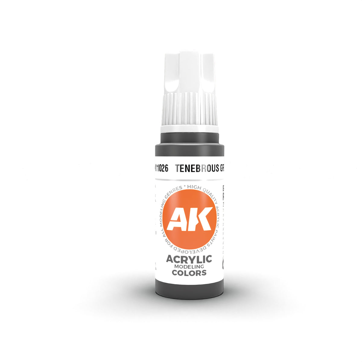 Leather And Buckles Acrylic Paint Set (Box of 6 Paints) Tenebrous Grey Bottle