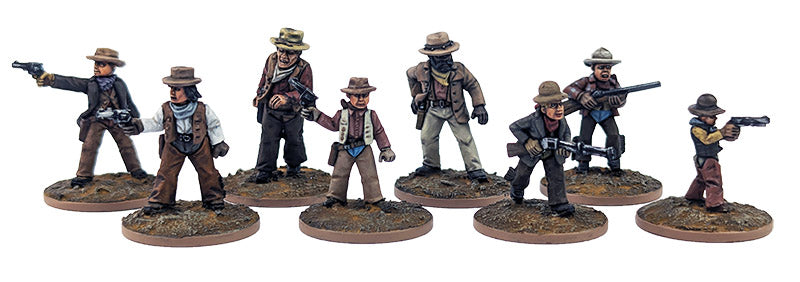 Dead Man’s Hand The Boys 28 mm Scale Metal Figures Painted Examples