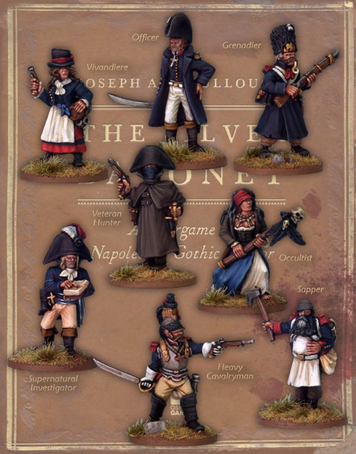 The Silver Bayonet: The French Unit, 28mm Scale Metal Figures