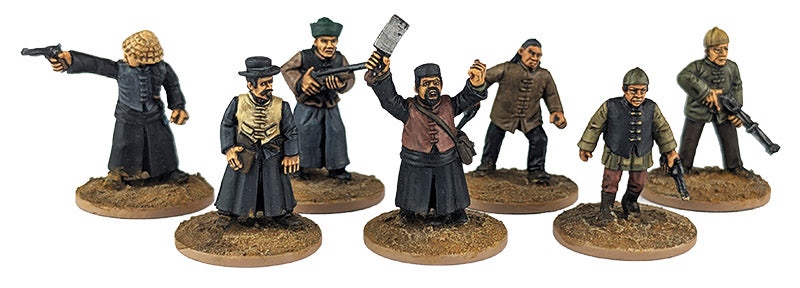 Dead Man’s Hand The Tong 28 mm Scale Metal Figures Painted Examples