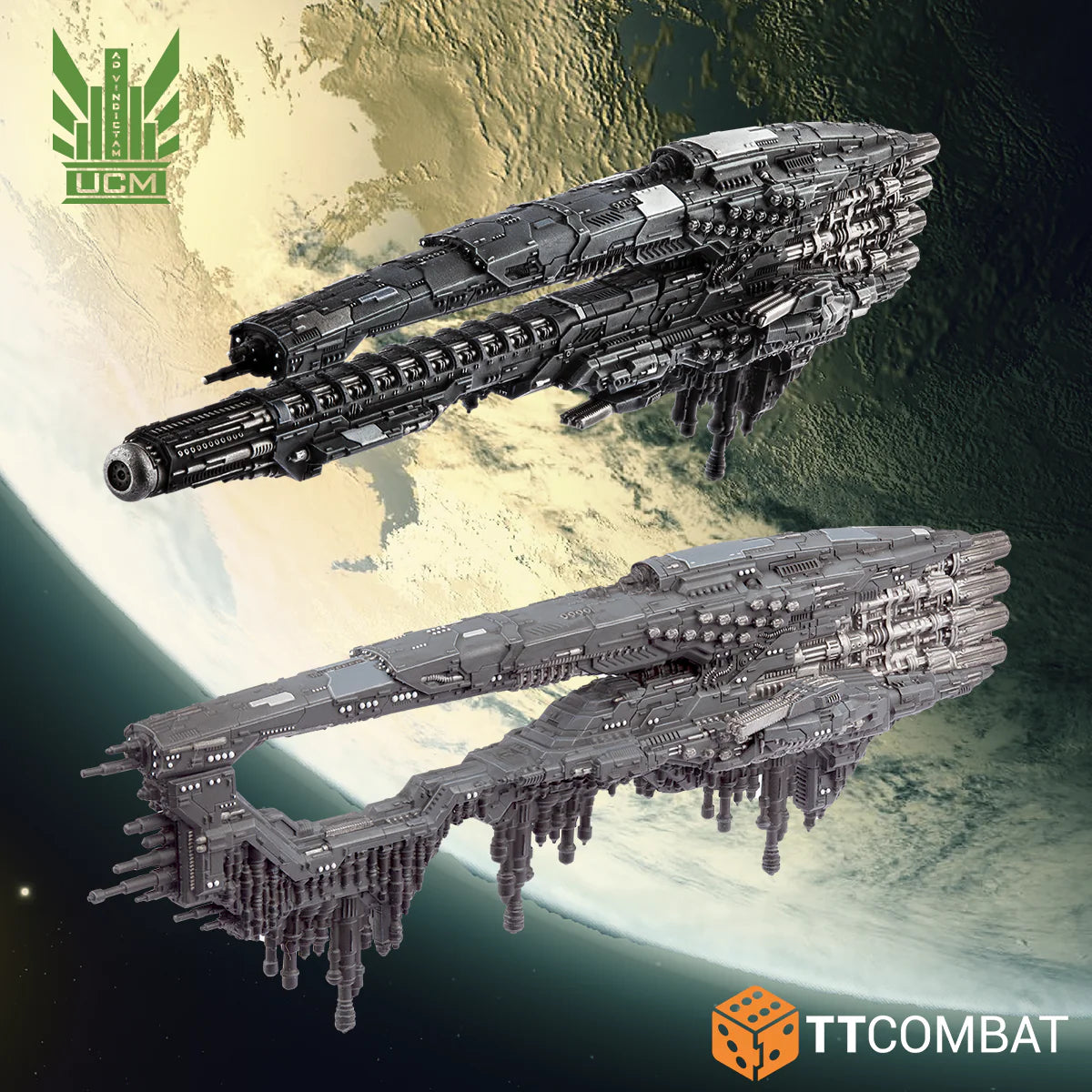 Dropfleet Commander UCM Battlecruisers