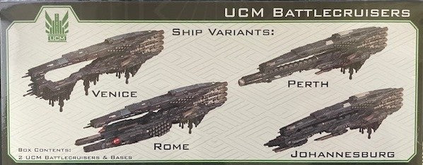 Dropfleet Commander UCM Battlecruisers Variants