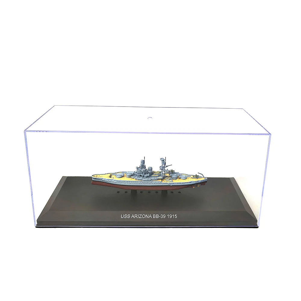 USS Arizona BB-39 1915, 1/250 Scale Model Base & Acrylic Case