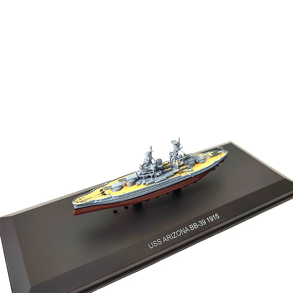 USS Arizona BB-39 1915, 1/250 Scale Model Left Front View