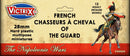 French Chasseur Ã Cheval if the Old Guard, 28 mm Scale Model Plastic Figures