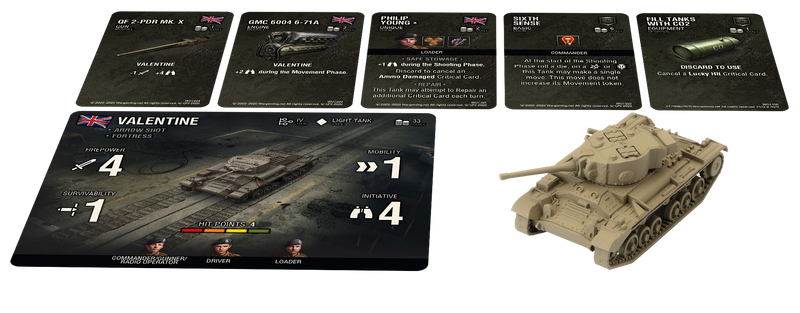 World of Tanks Valentine Wave I Expansion Cards