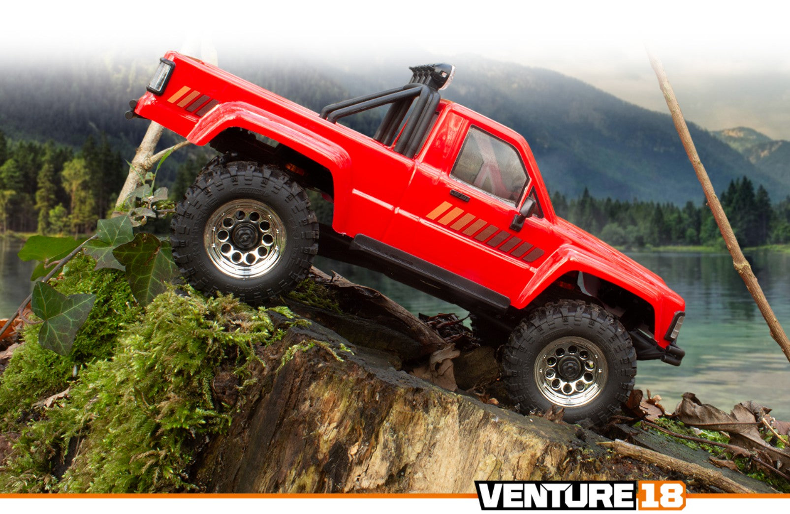 HPI Racing Venture18 Flux 1985 Toyota Hilux SR5 – Gloss Red