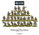 Bolt Action Fallschirmjäger WWII German Airborne, 28 mm Scale Model Figures Painted Examples