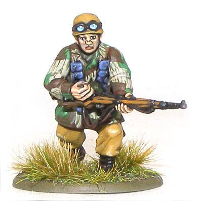 Bolt Action Fallschirmjäger WWII German Airborne, 28 mm Scale Model Figures Painted Example 