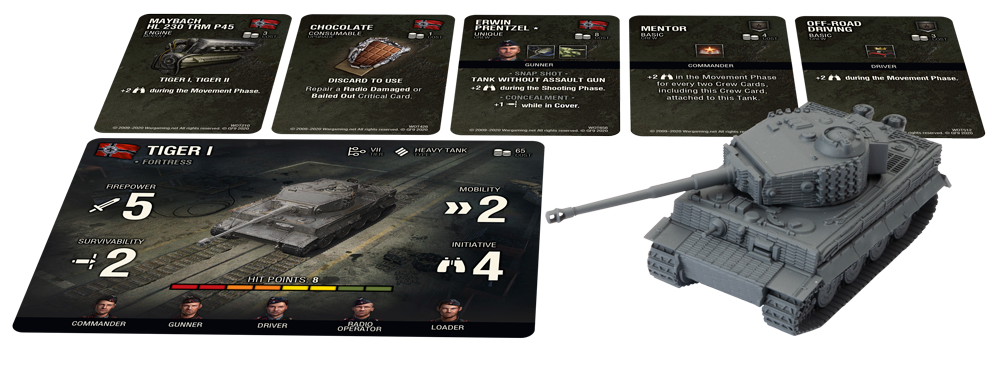 World of Tanks Tiger I Wave IV Expansion Cards