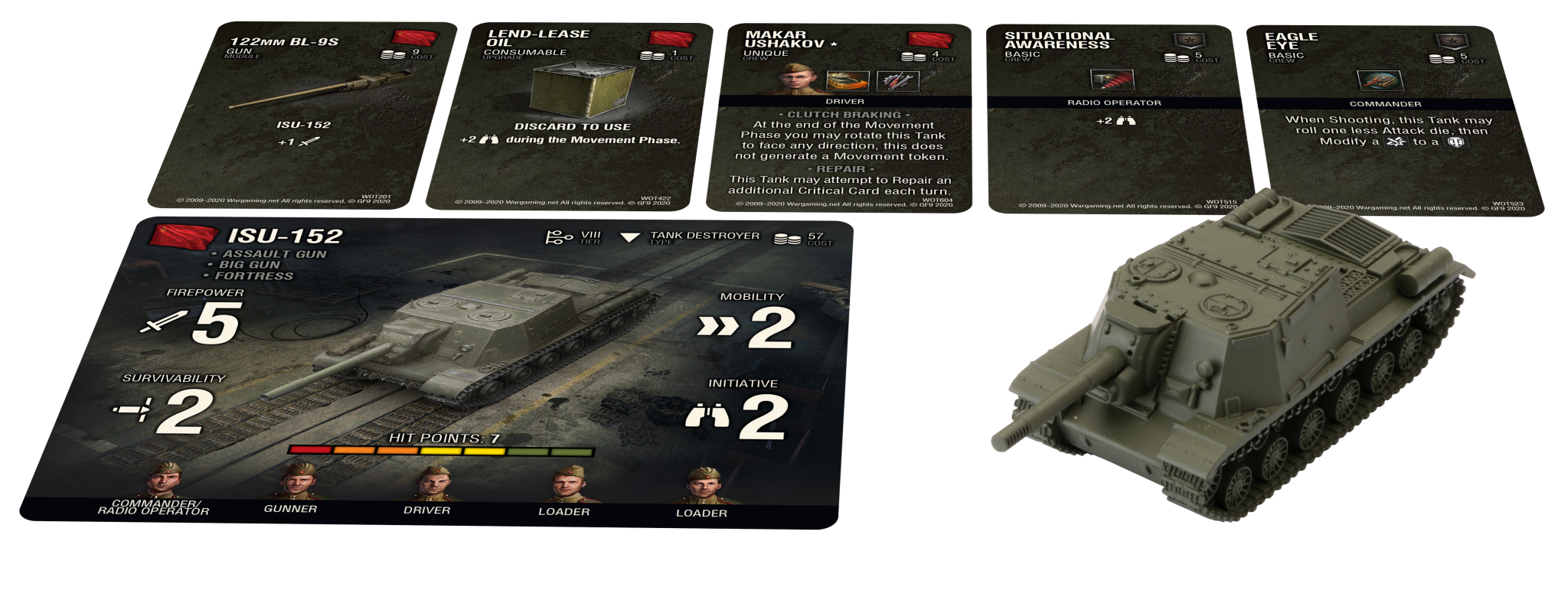 World of Tanks ISU-152 Wave V Expansion Cards