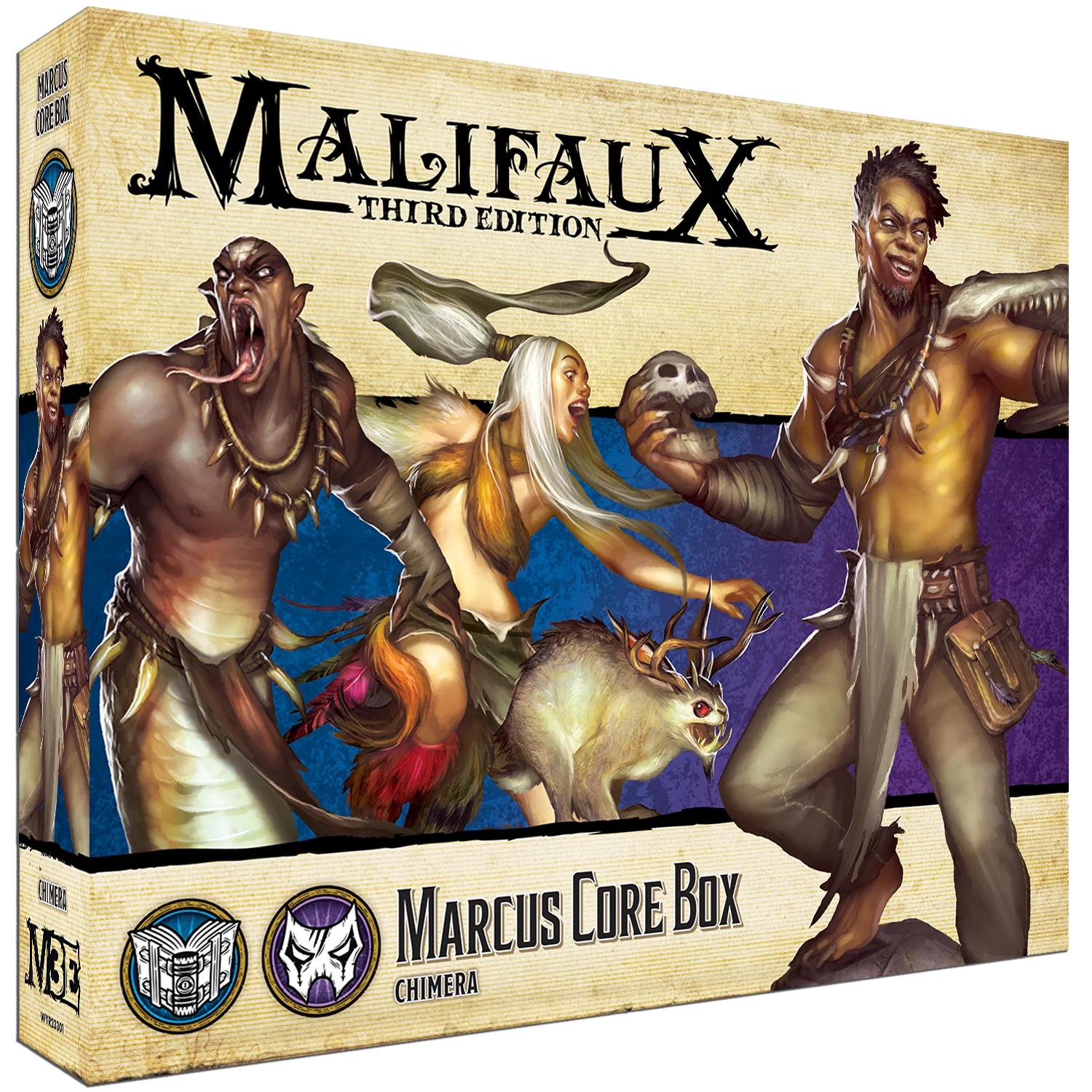 Malifaux (M3E) The Arcanists “Marcus Core Box”, 32 mm Scale Model Plastic Figures